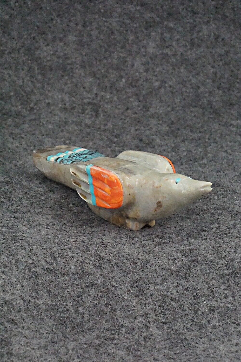 Bird Zuni Fetish Carving - Delvin Leekya