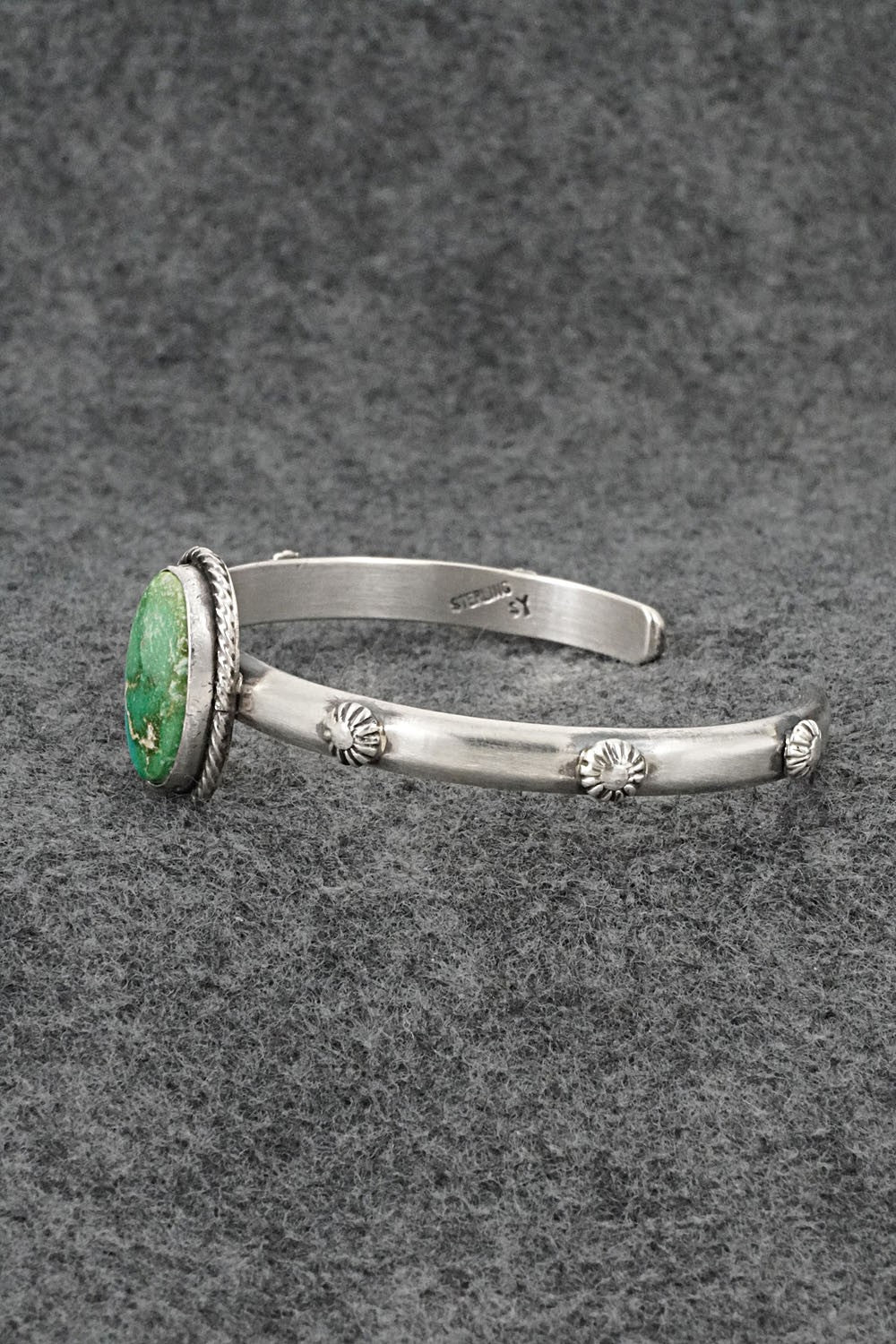 Turquoise & Sterling Silver Bracelet - Samuel Yellowhair