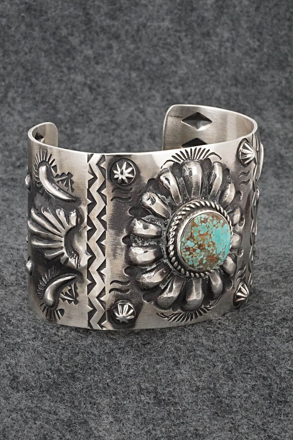 Turquoise & Sterling Silver Bracelet - Elvira Bill