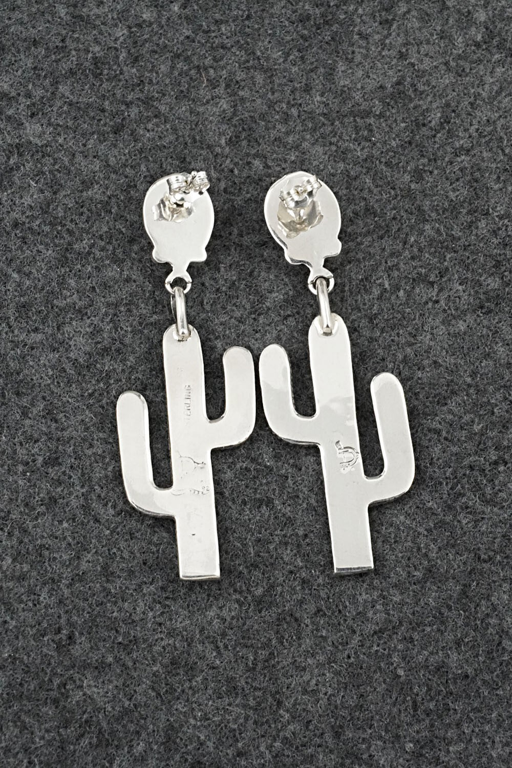 Turquoise & Sterling Silver Earrings - Annie Spencer