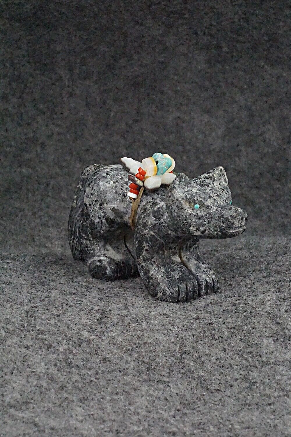 Wolf Zuni Fetish Carving - Douglas Martza