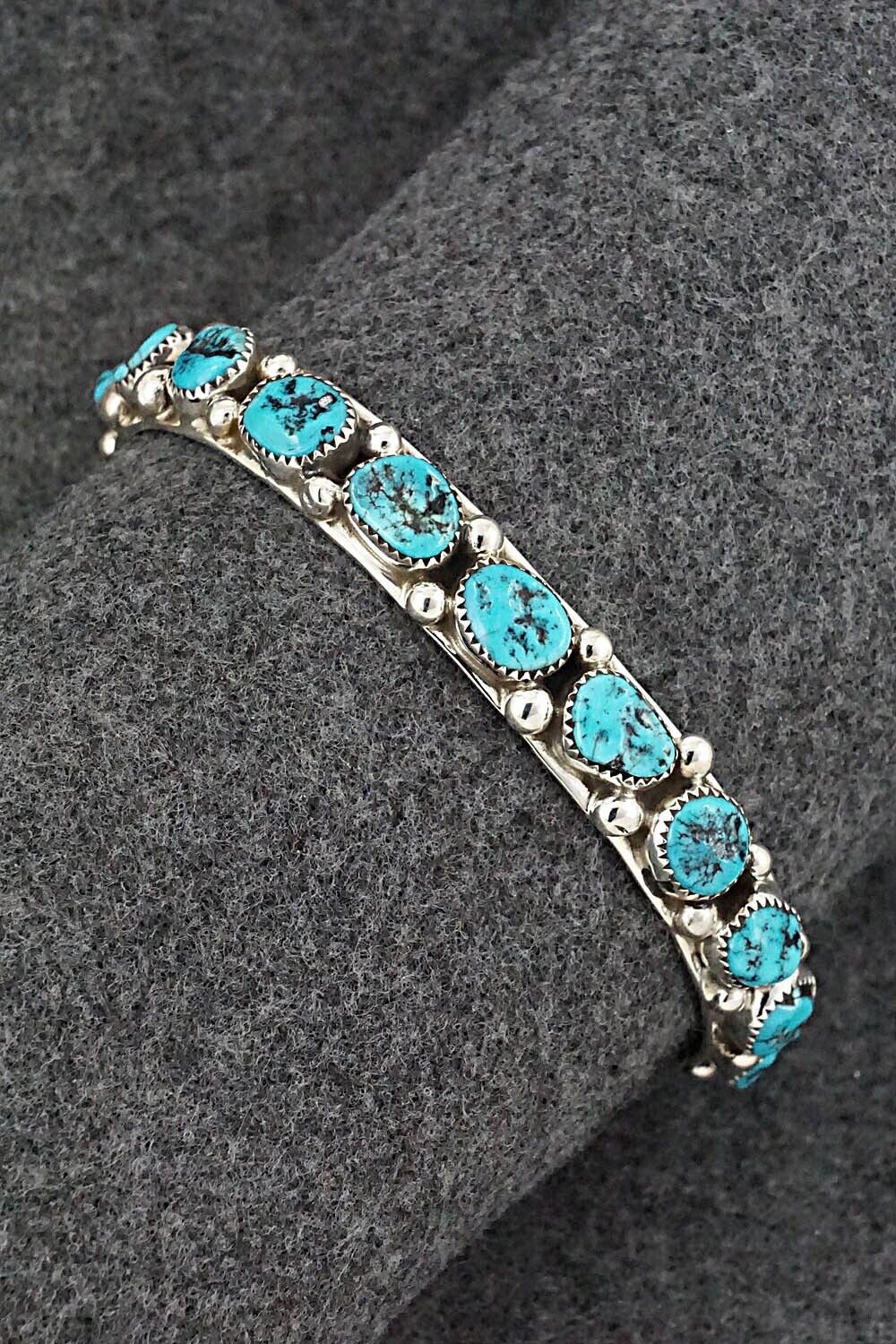 Turquoise & Sterling Silver Bracelet - Darlene Begay