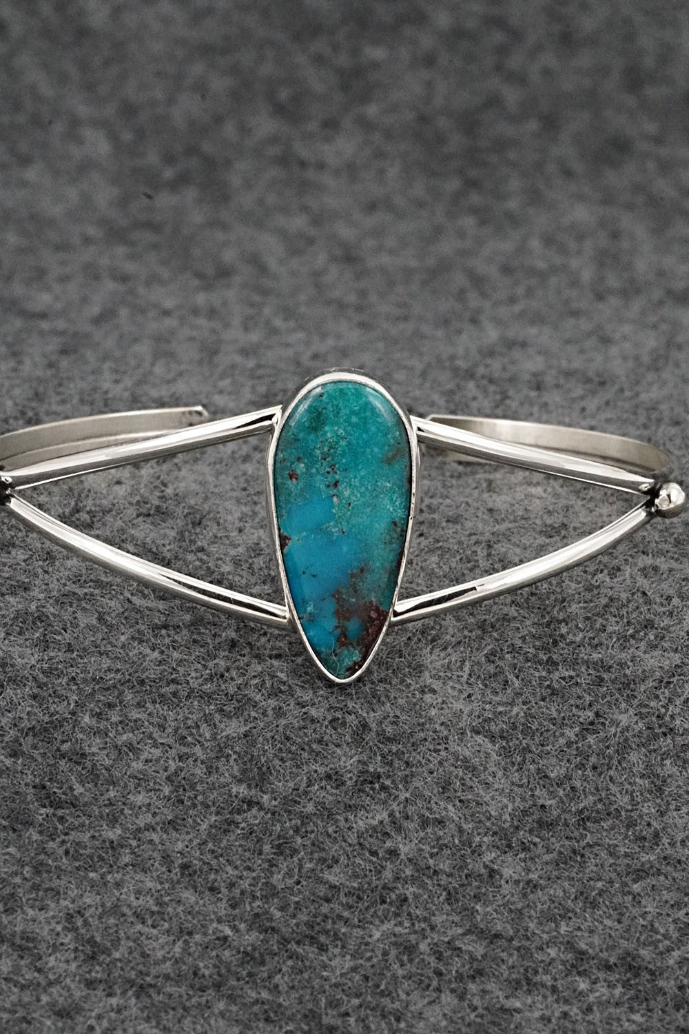 Turquoise & Sterling Silver Bracelet - Rena Begay
