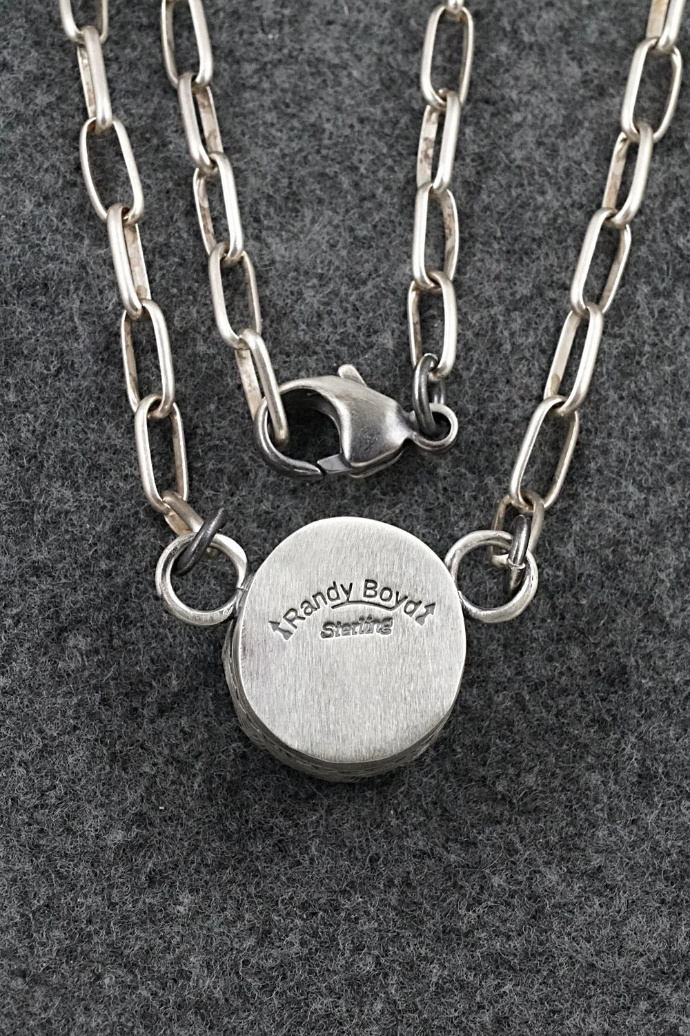 Turquoise & Sterling Silver Necklace - Randy Boyd