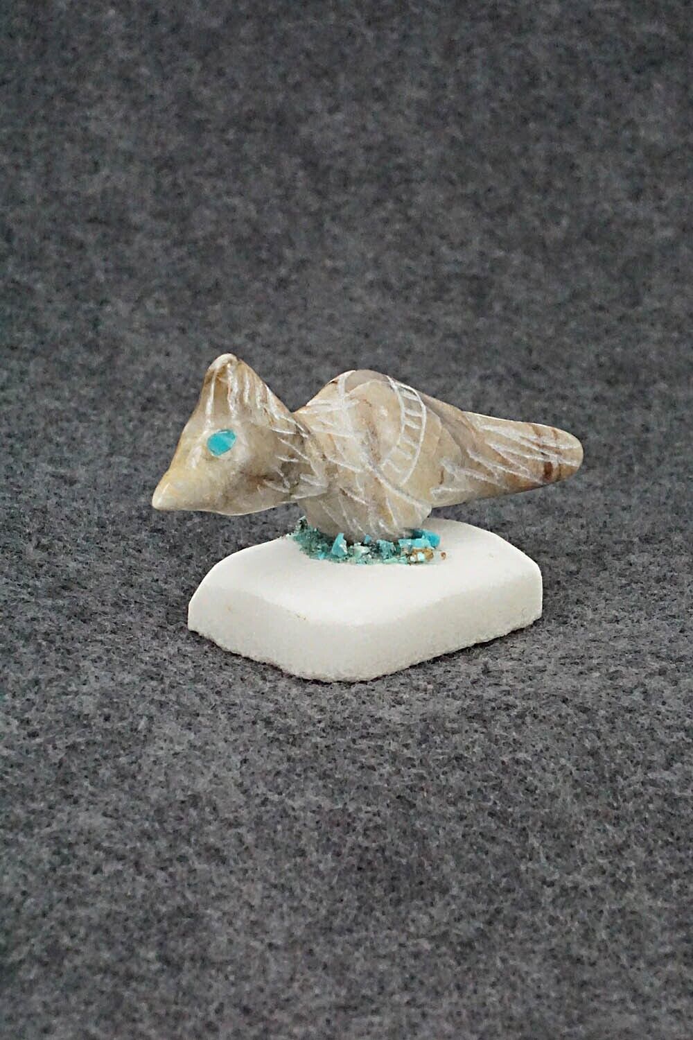 Roadrunner Zuni Fetish Carving - Daniel Chattin