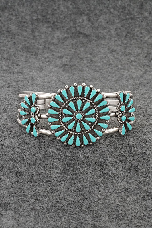 Turquoise & Sterling Silver Bracelet - Albert Gasper