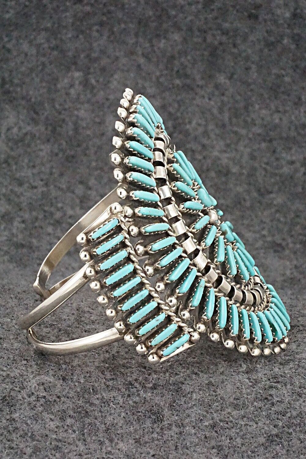 Turquoise & Sterling Silver Bracelet - Charlie John