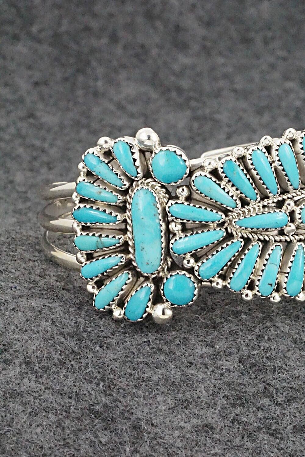 Turquoise & Sterling Silver Bracelet - Erick Wilson
