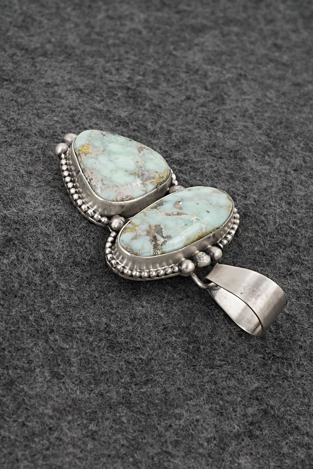 Variscite & Sterling Silver Pendant - Bobby Johnson