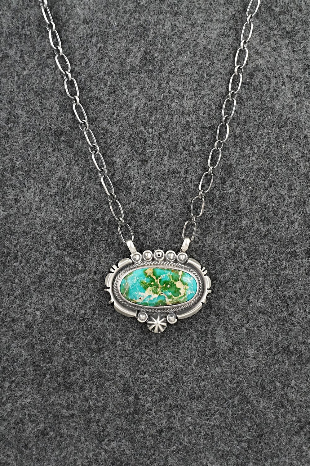 Turquoise & Sterling Silver Necklace - Daniel Benally