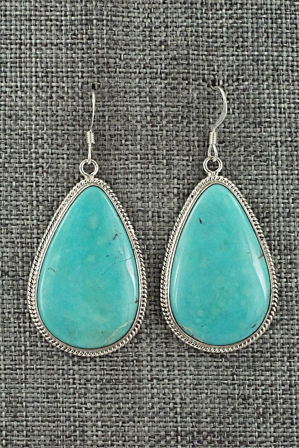 Turquoise & Sterling Silver Earrings - Sharon McCarthy