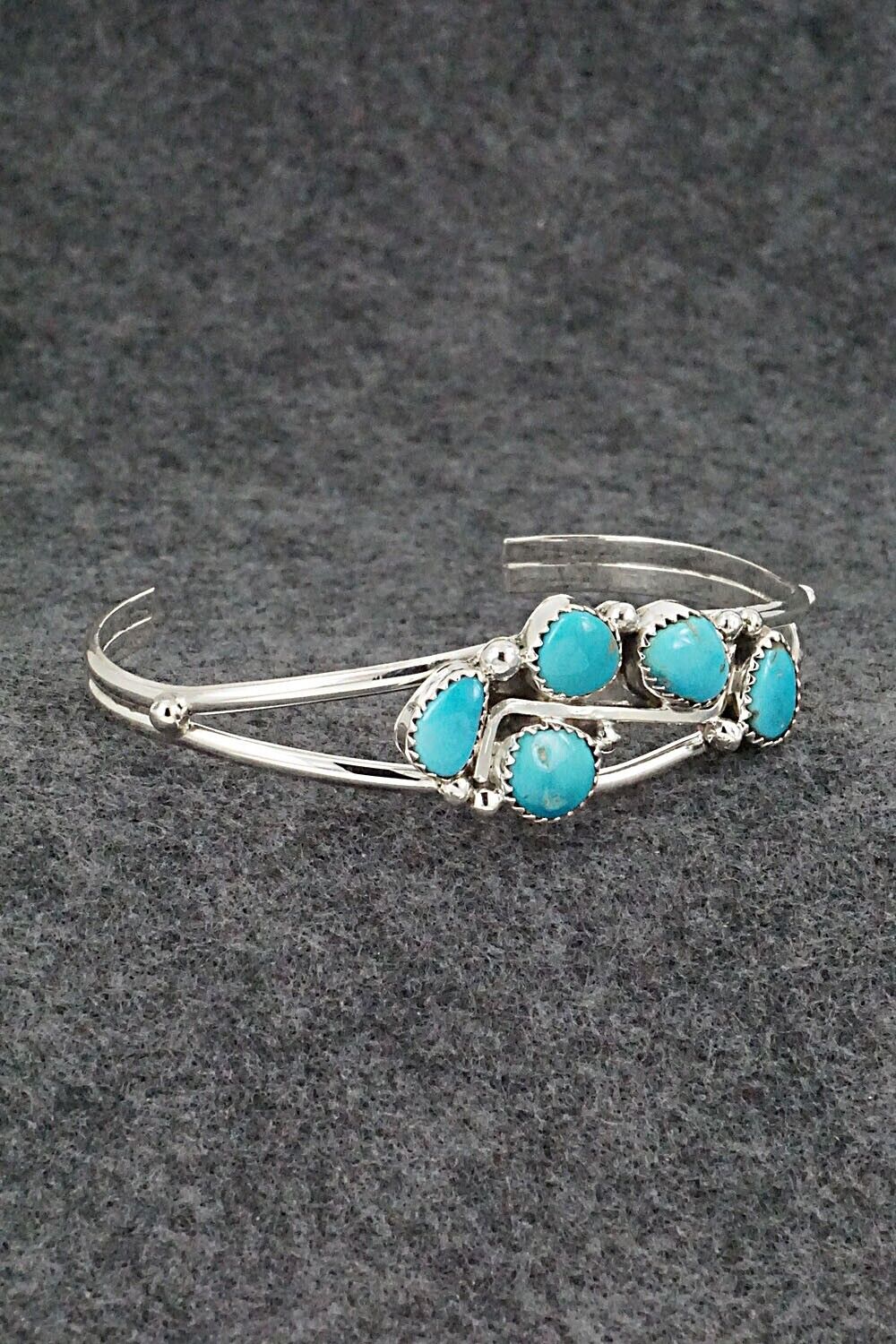 Turquoise & Sterling Silver Bracelet - Roberta Begay