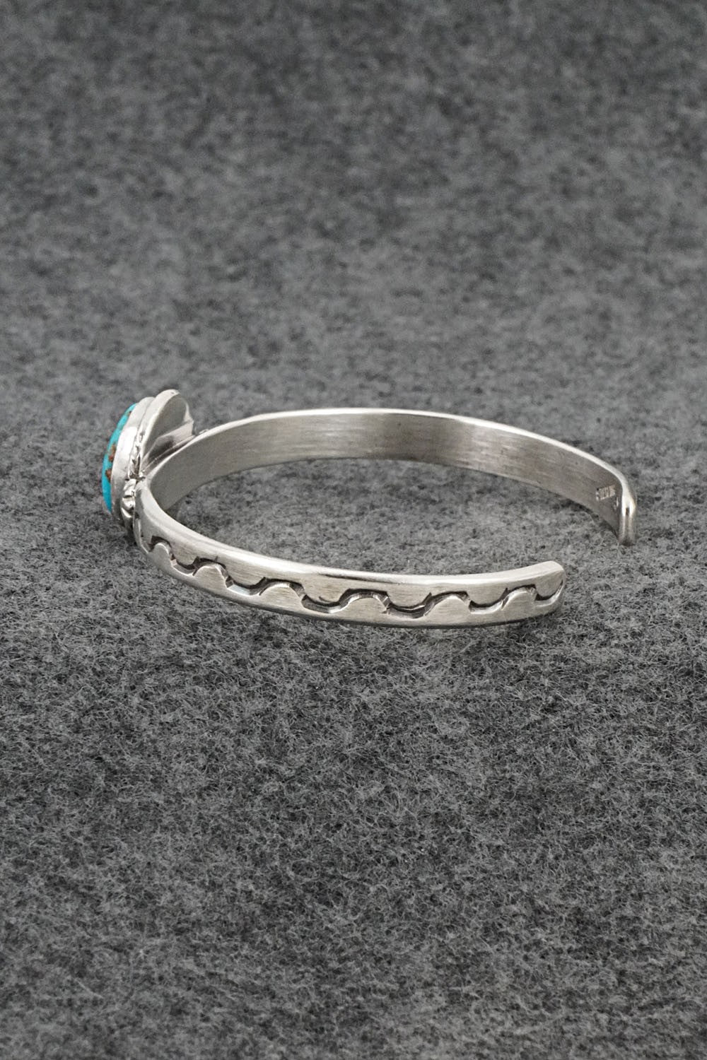 Turquoise & Sterling Silver Bracelet - Samuel Yellowhair