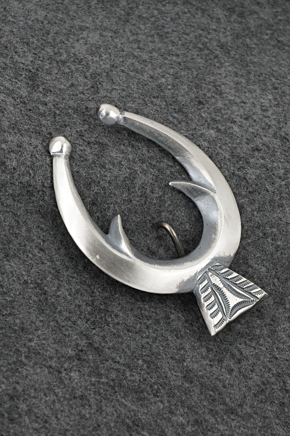 Sterling Silver Naja Pendant - Harrison Bitsue