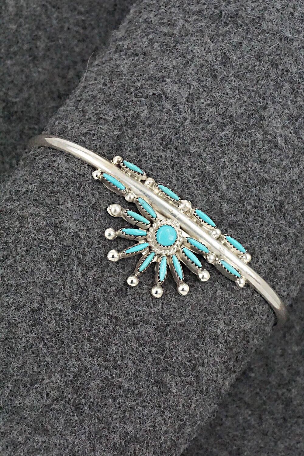 Turquoise & Sterling Silver Bracelet - Rena Cachina