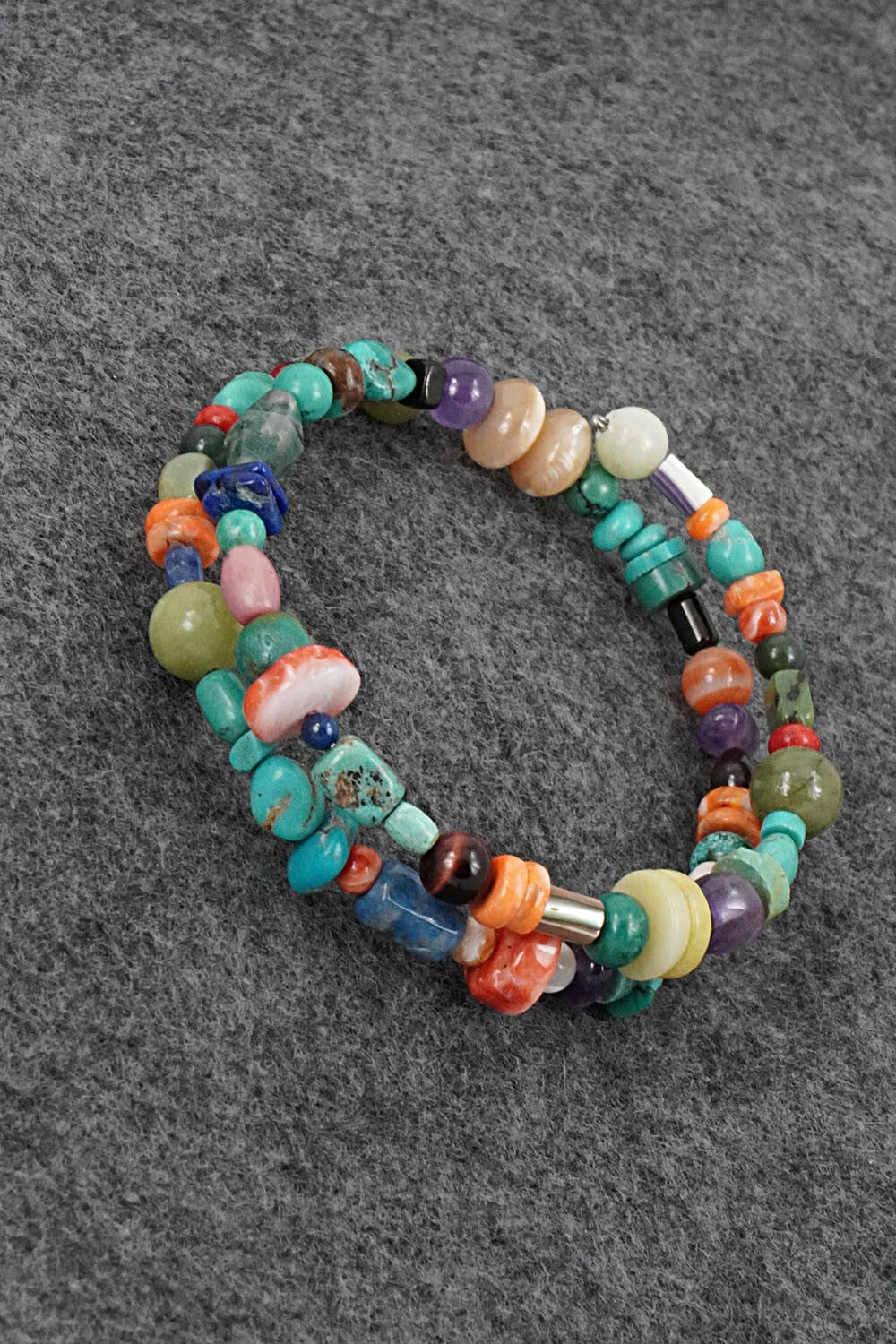 Multi-Stone Beaded Bracelet - Helen Tsosie