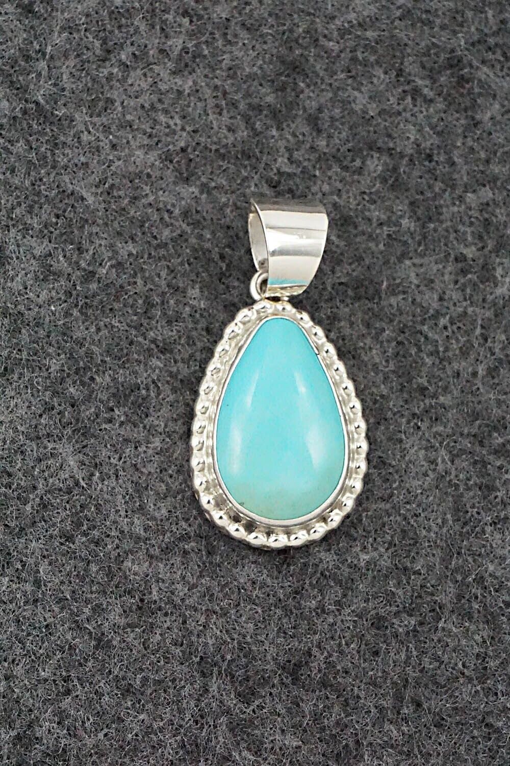 Turquoise & Sterling Silver Pendant - Byron Begay