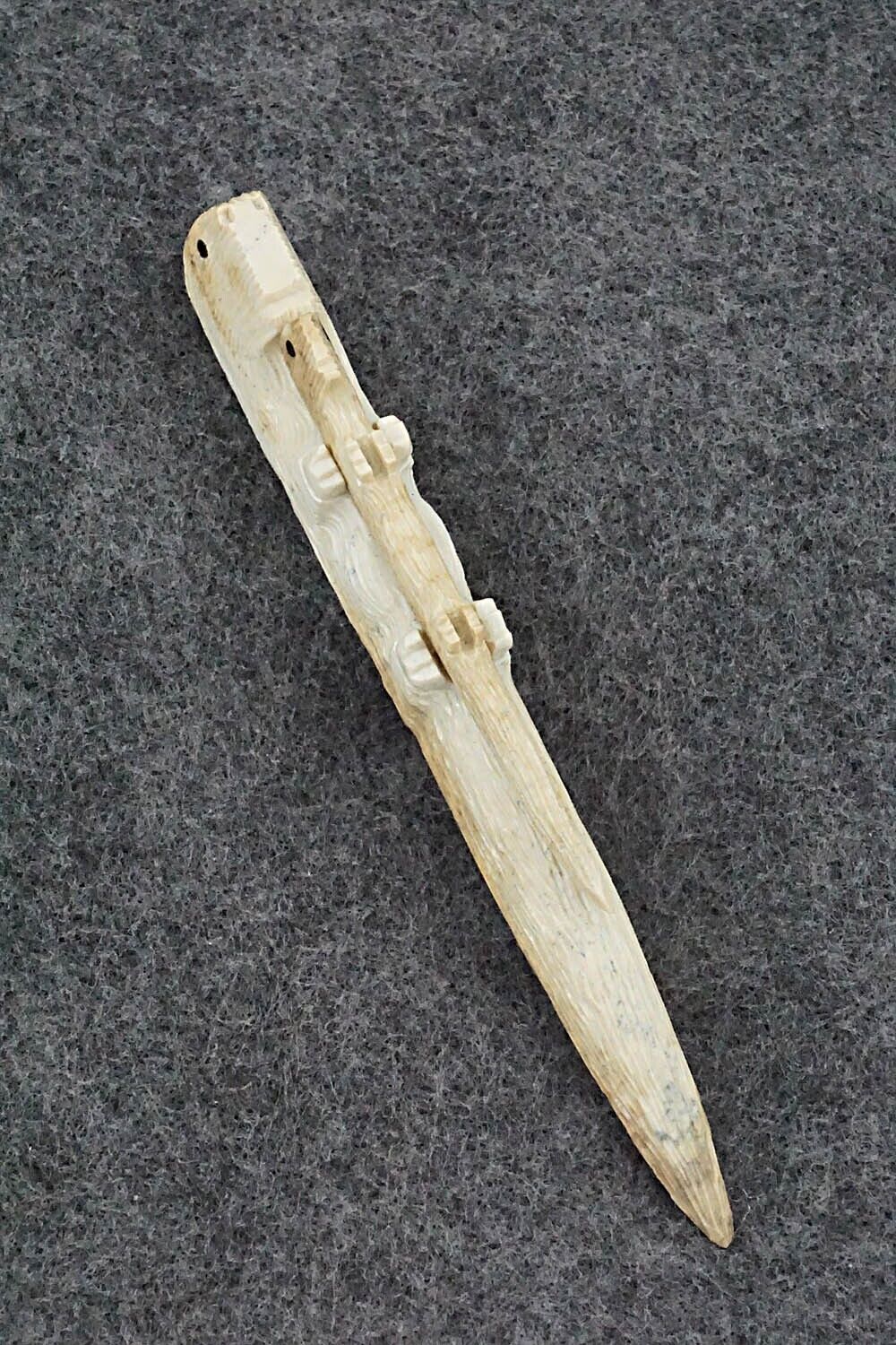 Otter and Cub Zuni Fetish Carving - Jesus Espino