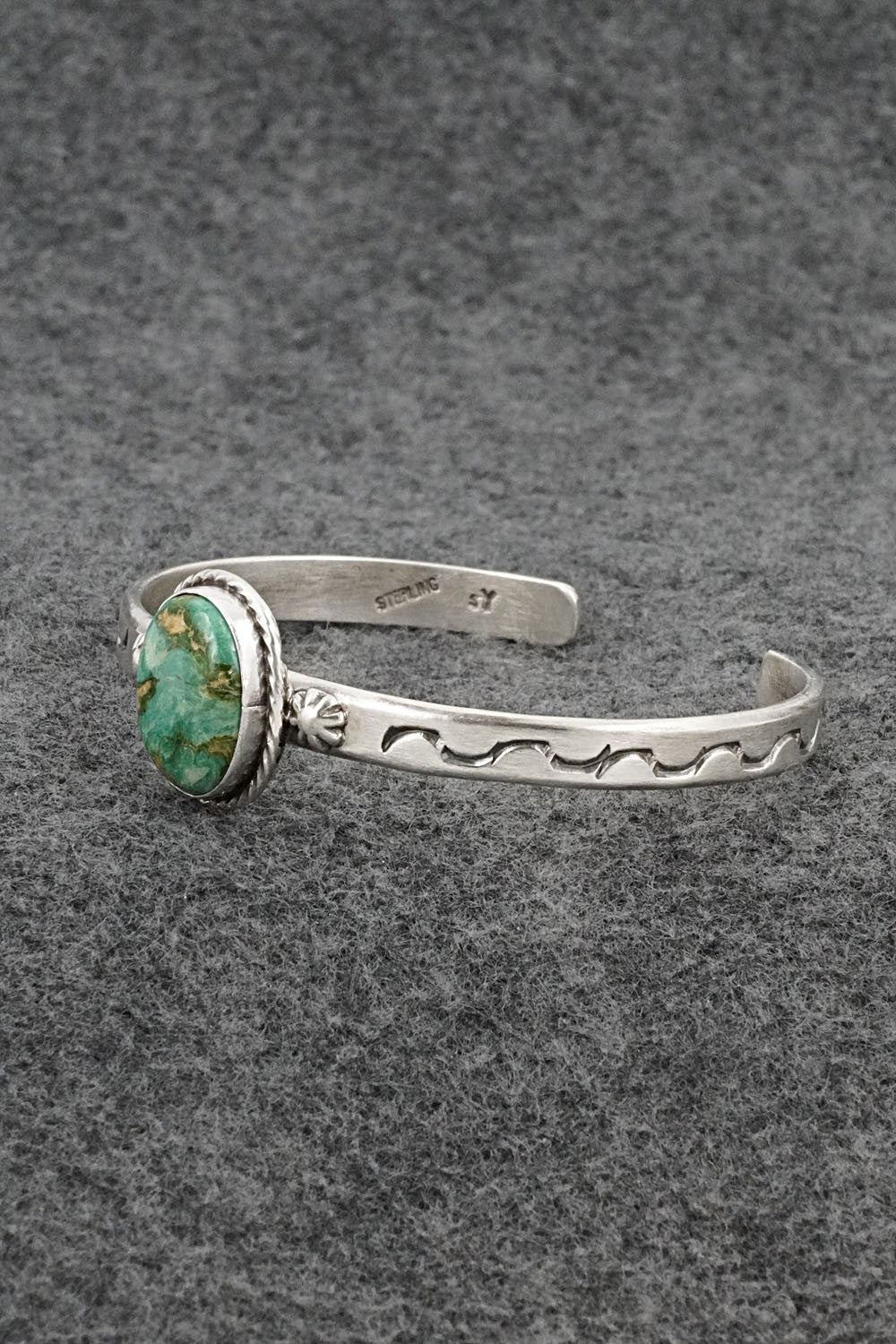 Turquoise & Sterling Silver Bracelet - Samuel Yellowhair