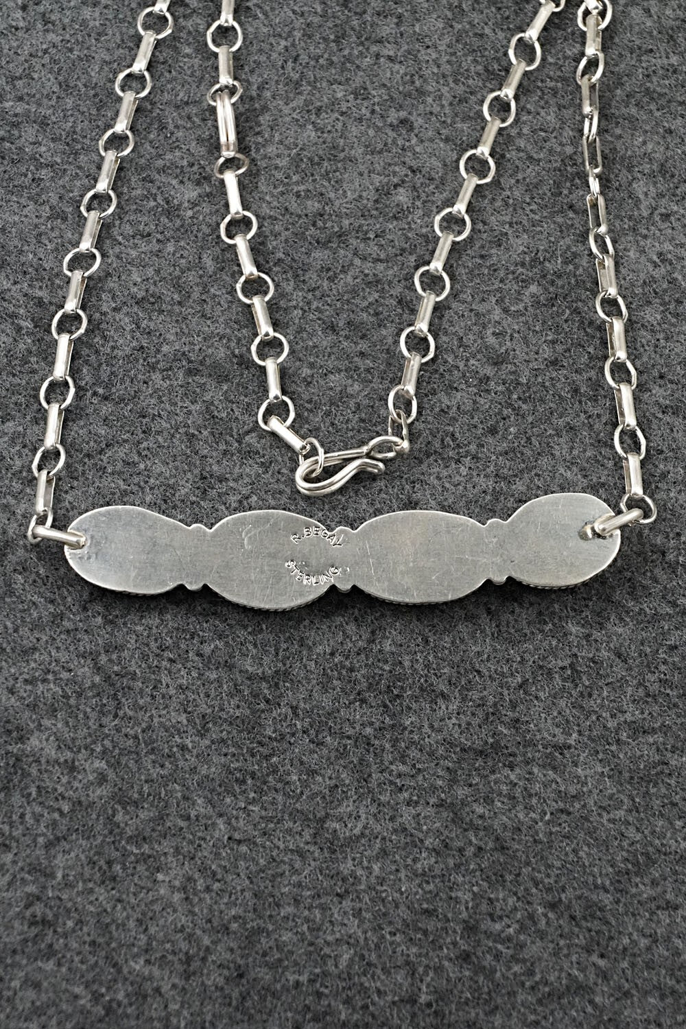 Turquoise & Sterling Silver Necklace - Rena Begay