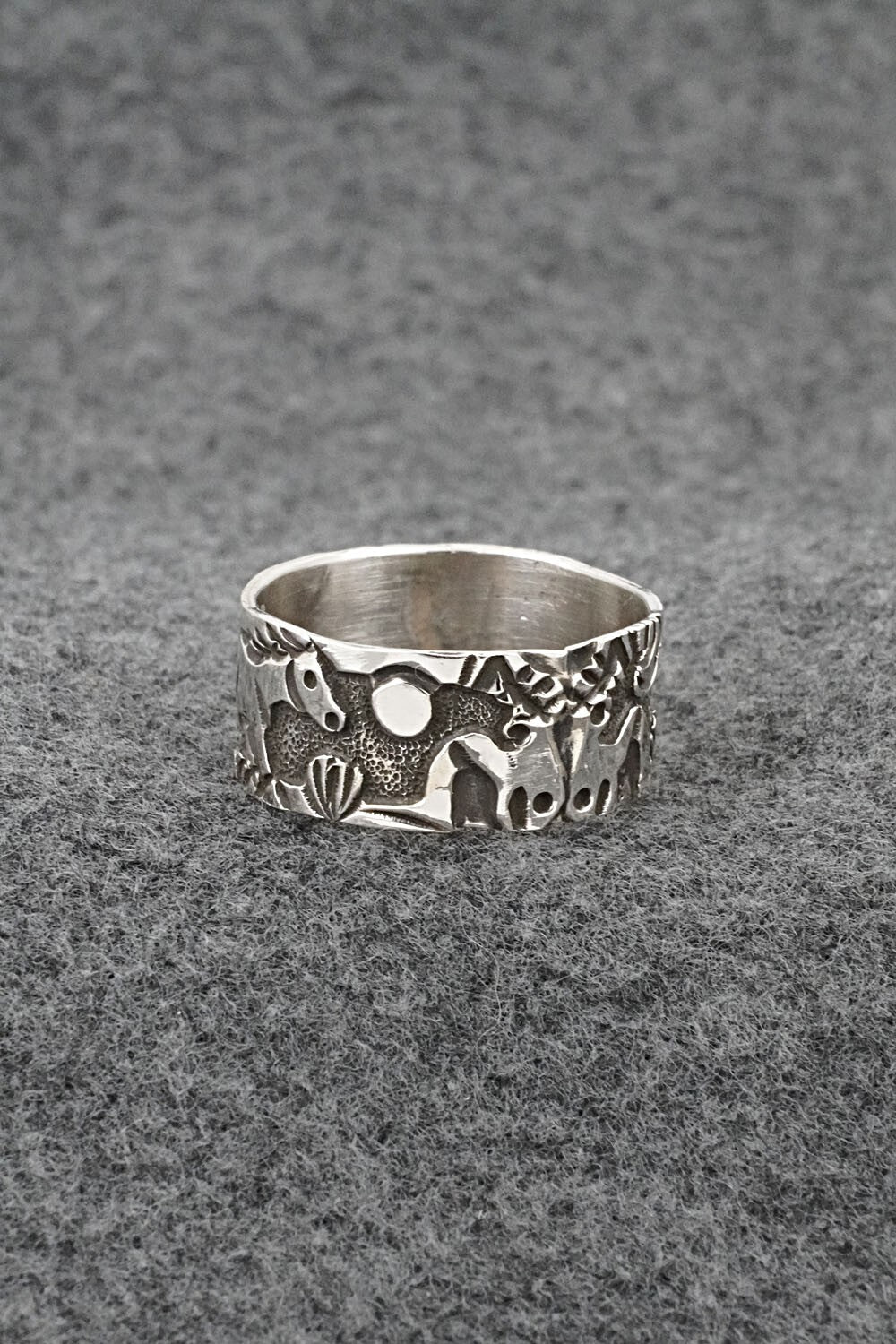 Sterling Silver Ring - Lloyd Becenti - Size 12