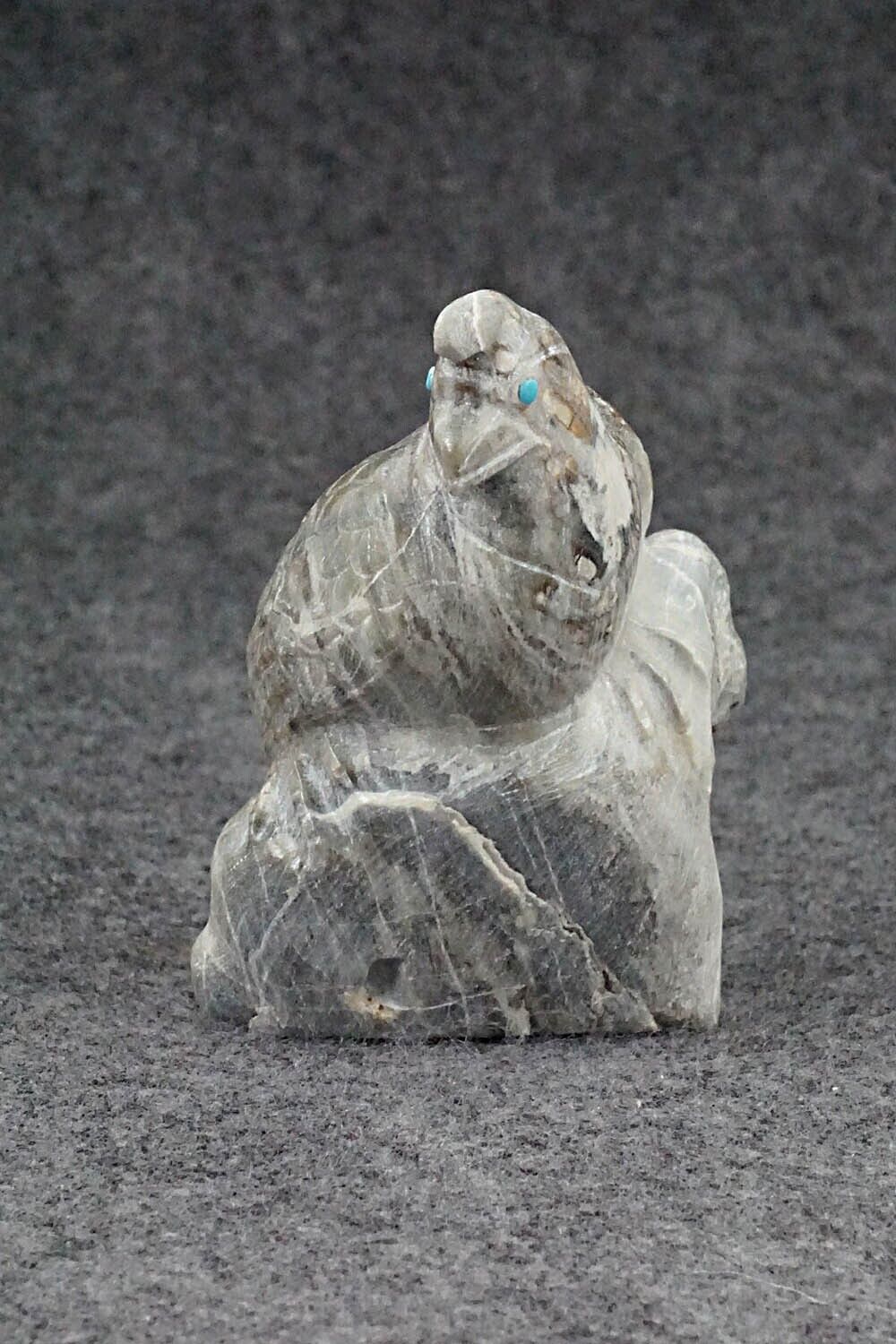 Quail Zuni Fetish Carving - Derrick Kaamasee