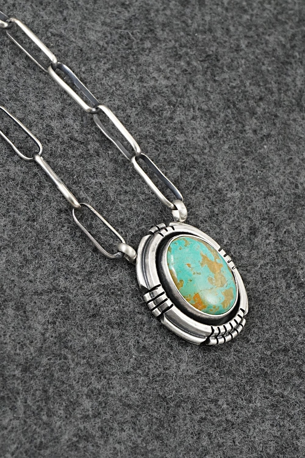 Turquoise & Sterling Silver Necklace - Daniel Benally