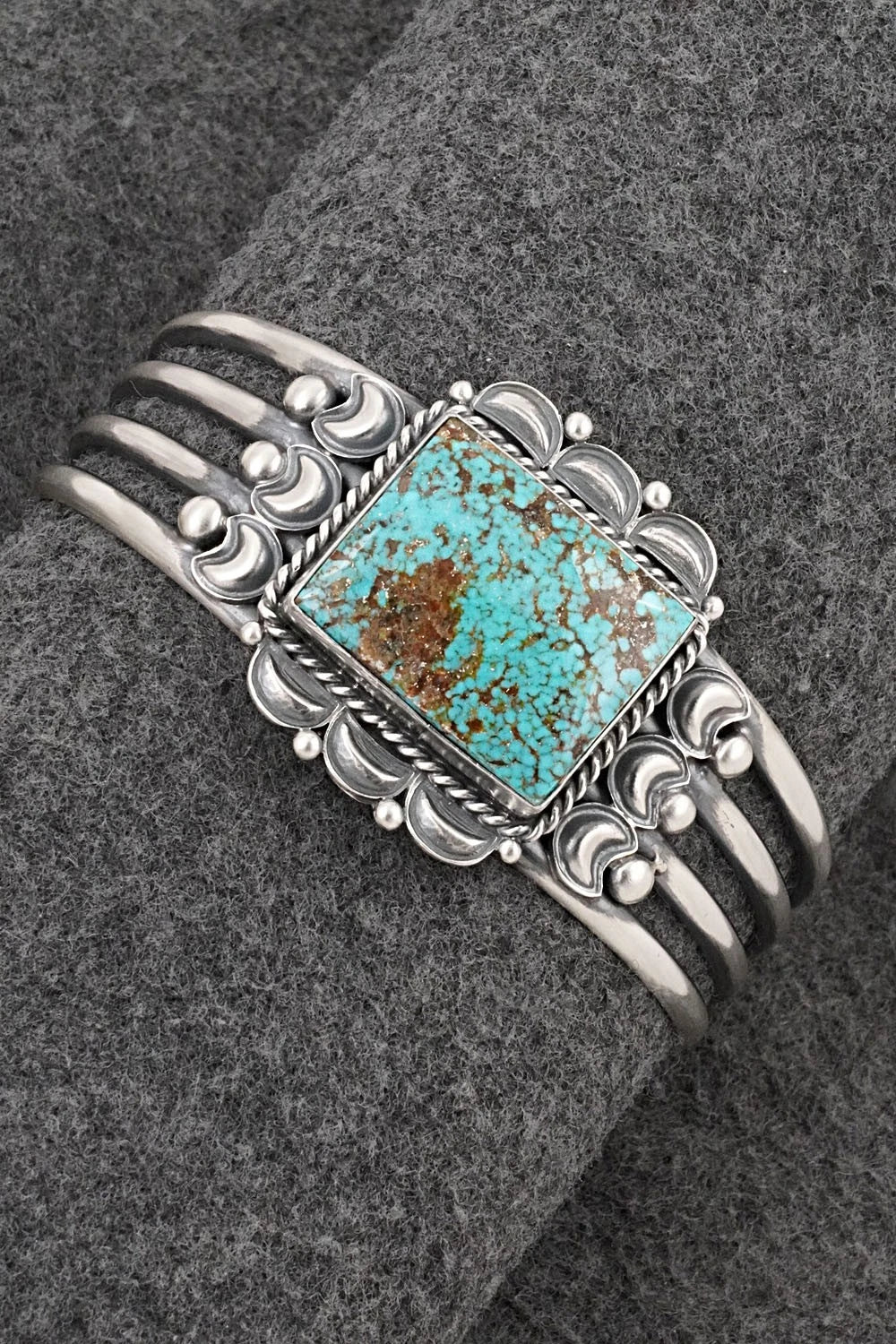 Turquoise & Sterling Silver Bracelet - Derrick Gordon