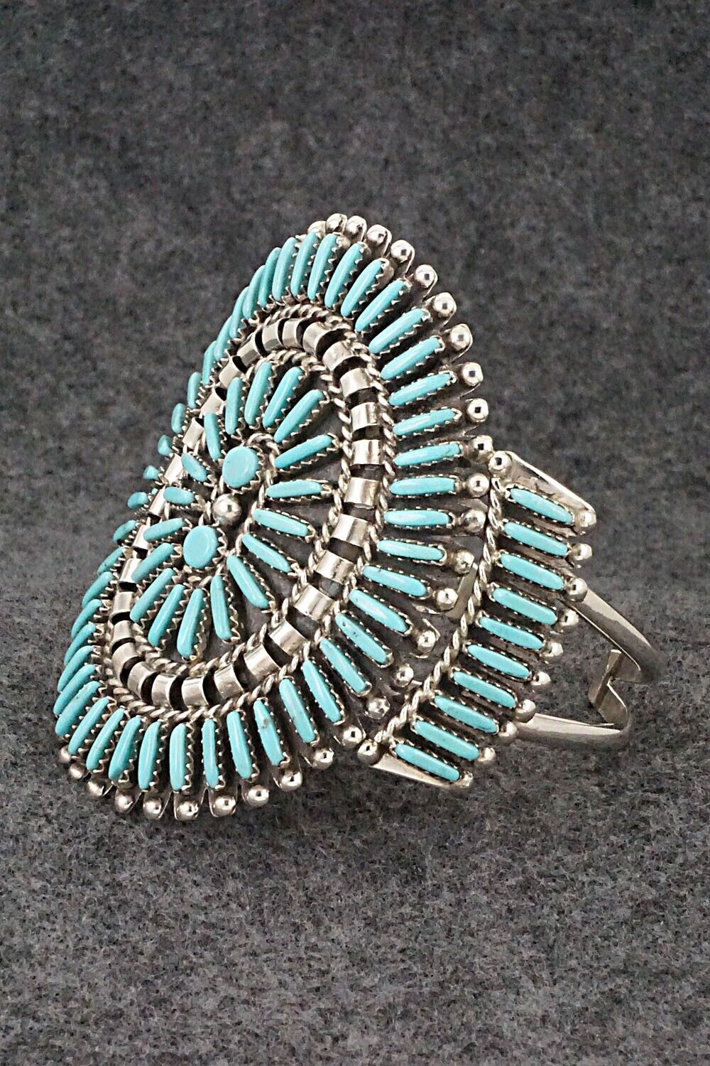 Turquoise & Sterling Silver Bracelet - Charlie John