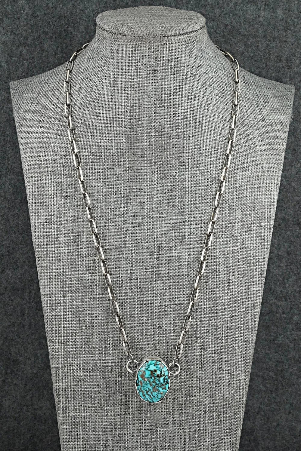 Turquoise & Sterling Silver Necklace - Randy Boyd