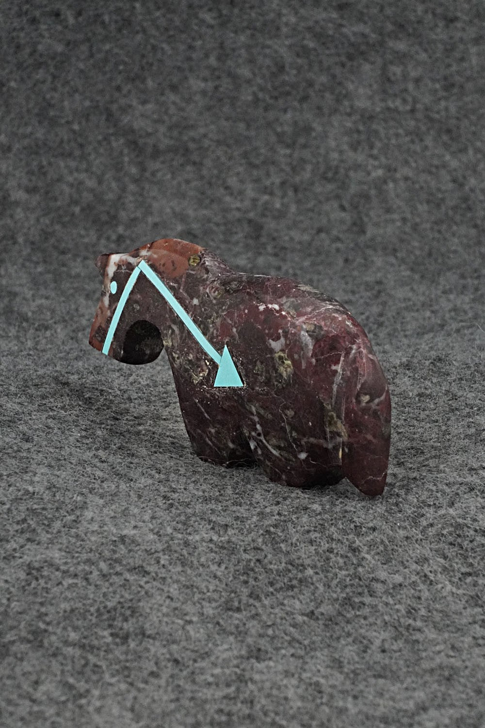 Horse Zuni Fetish Carving - Bernard Laiwakete