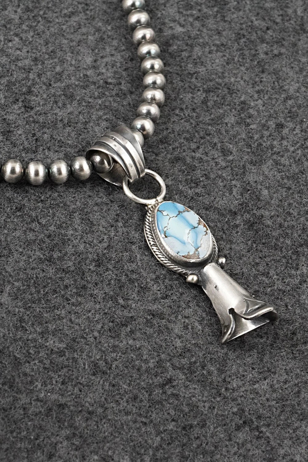Turquoise & Sterling Silver Necklace - Sharon McCarthy