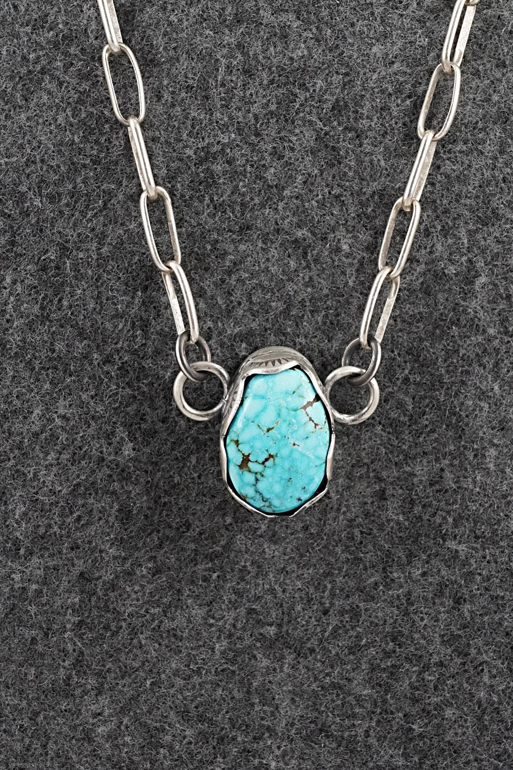 Turquoise & Sterling Silver Necklace - Randy Boyd
