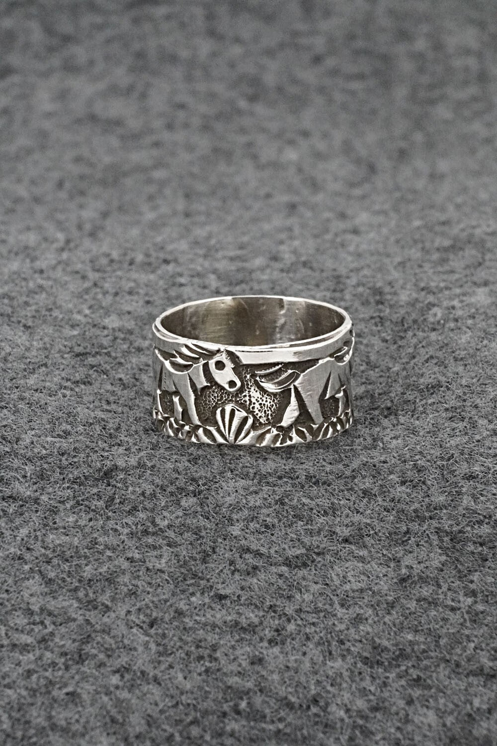 Sterling Silver Ring - Lloyd Becenti - Size 7.5