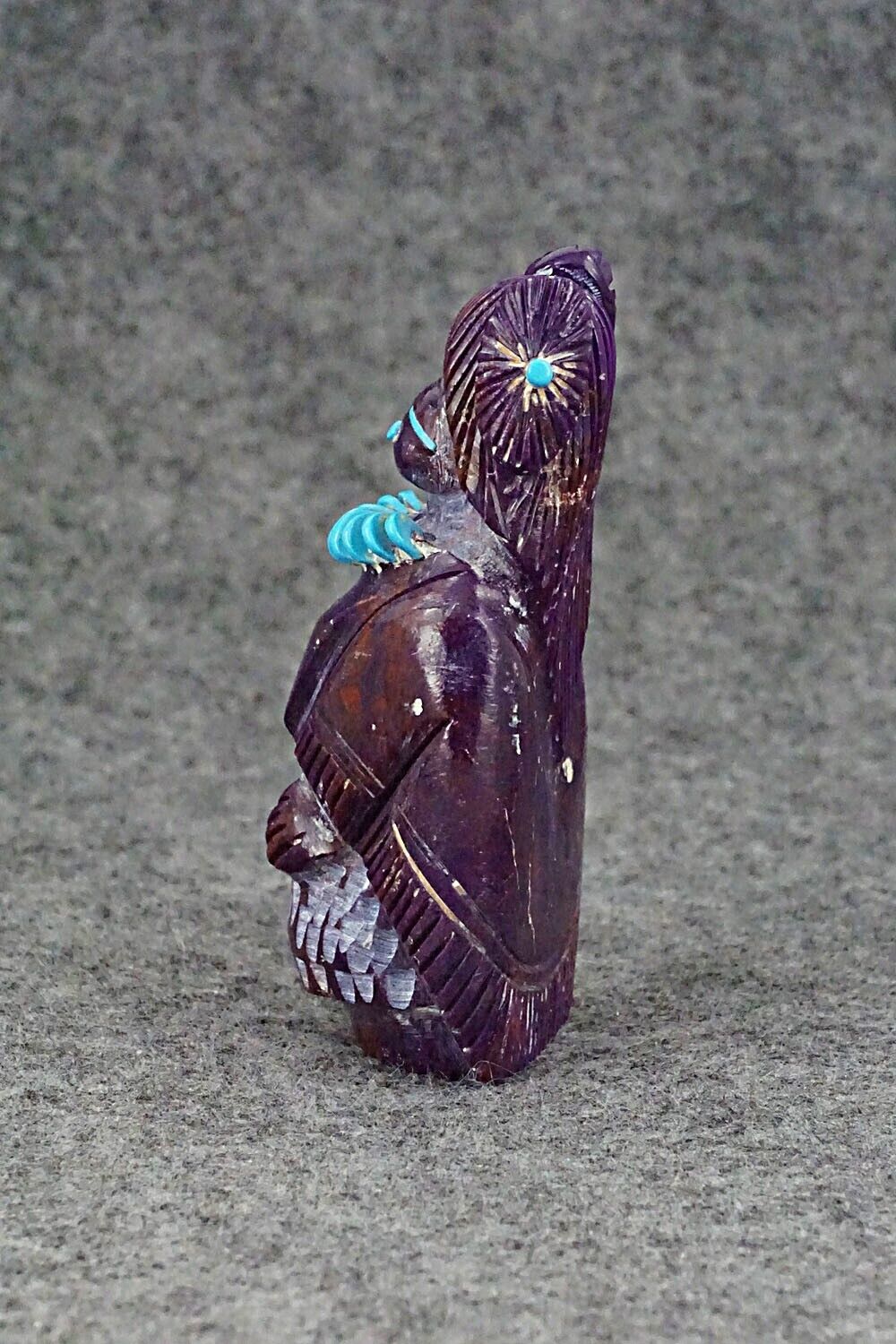 Corn Maiden Zuni Fetish Carving - Claudia Peina