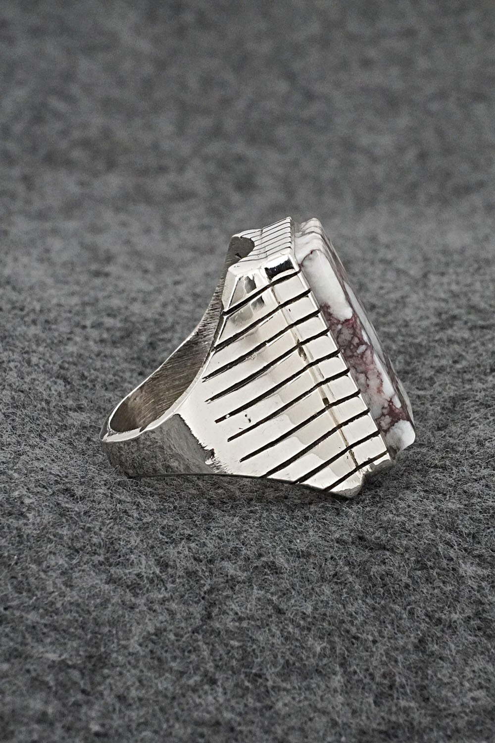 Wild Horse & Sterling Silver Ring - Trevor Jack - Size 10