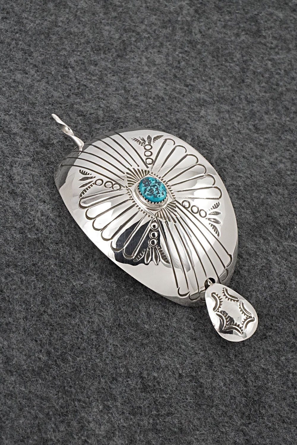 Turquoise & Sterling Silver Hair Pin - Jolene Begay