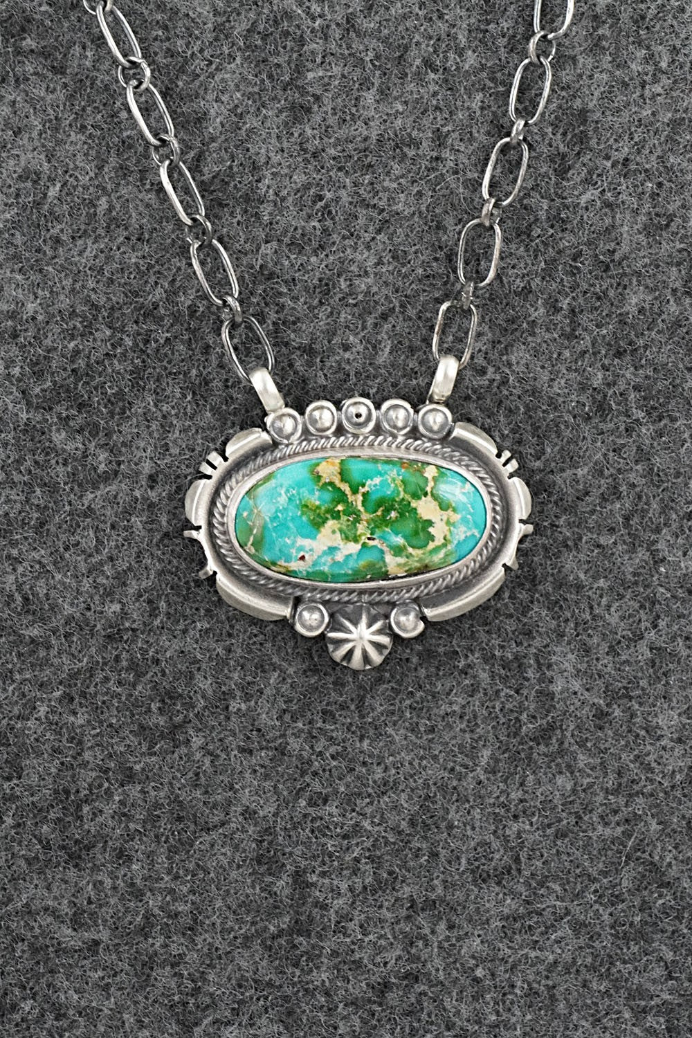 Turquoise & Sterling Silver Necklace - Daniel Benally