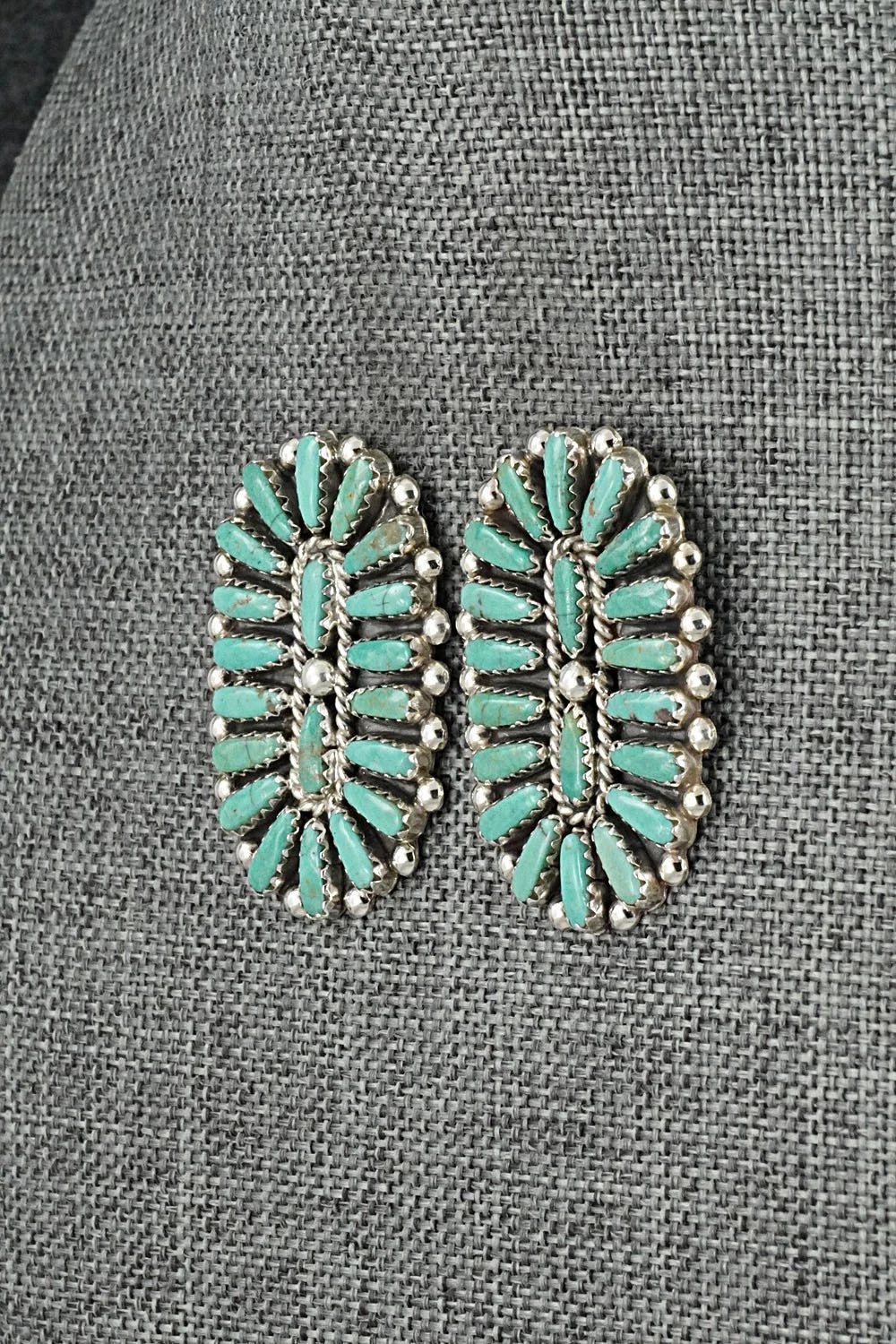Turquoise & Sterling Silver Earrings - Philena Byjoe
