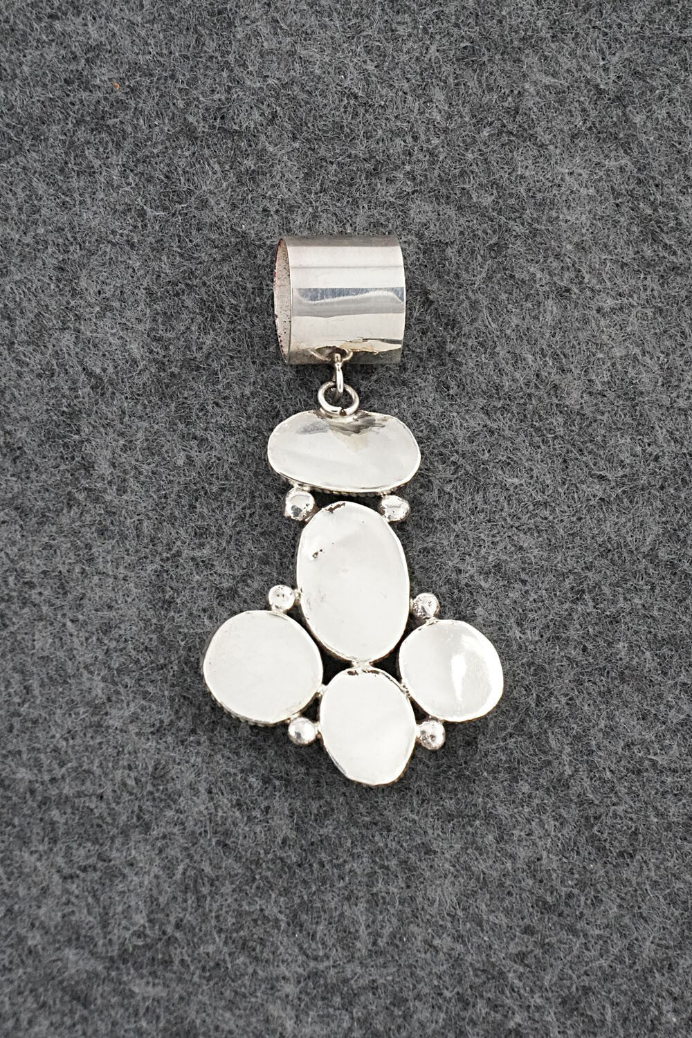 Turquoise & Sterling Silver Pendant - Ernest Hawthorne