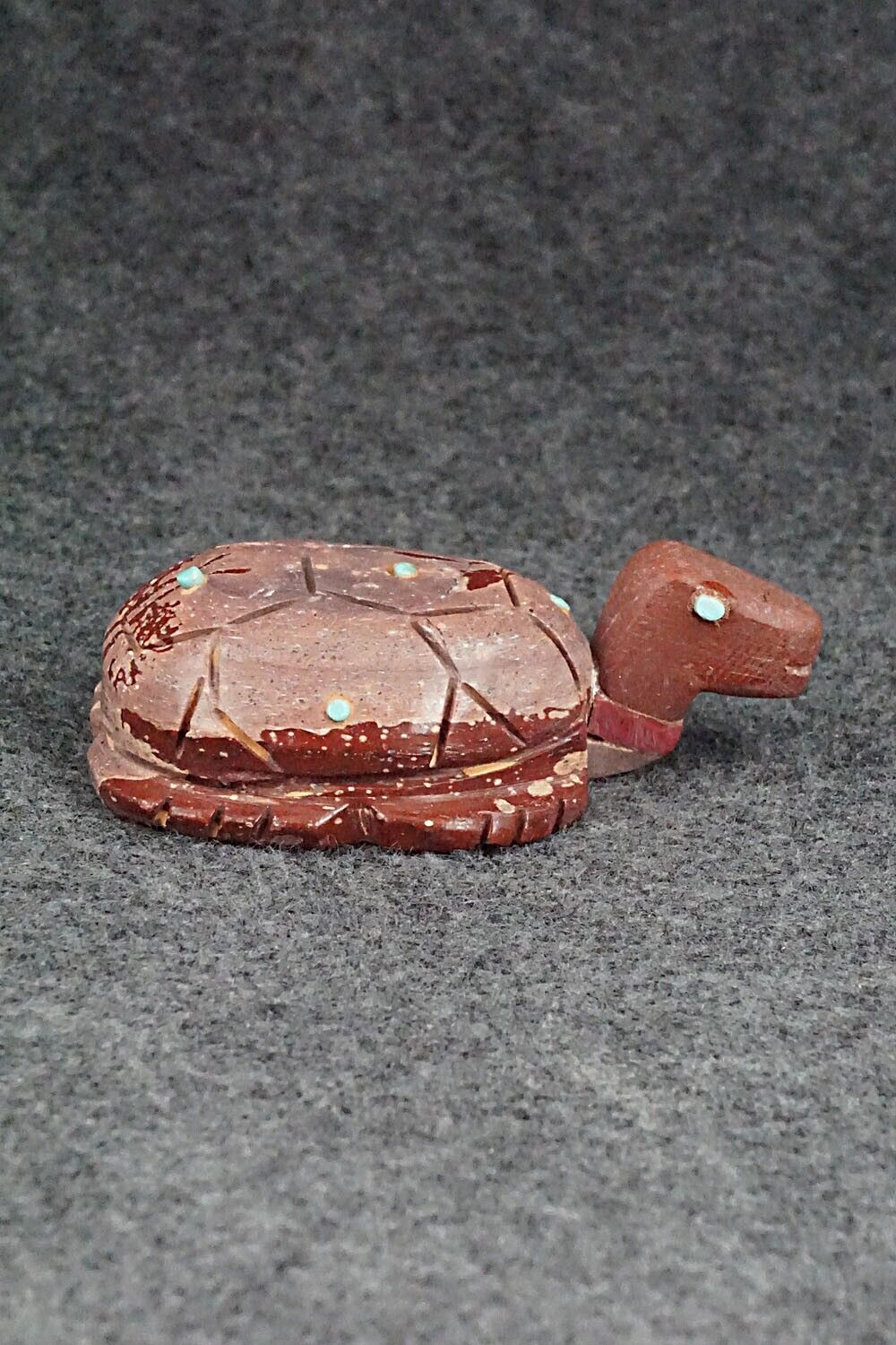 Turtle Zuni Fetish Carving - Roger Shebola