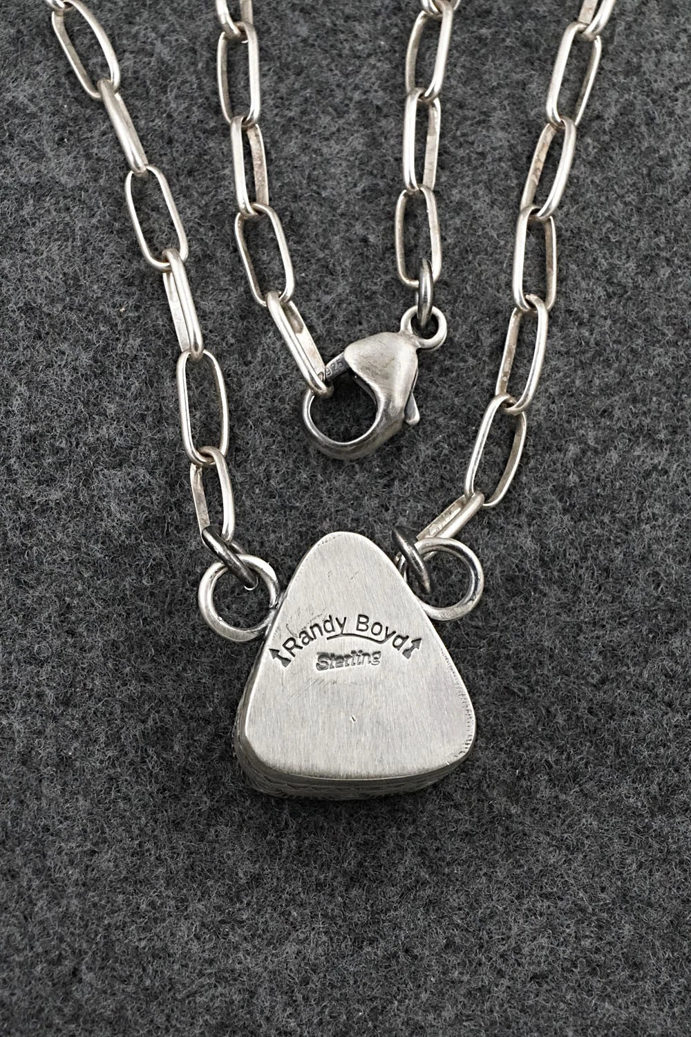 Turquoise & Sterling Silver Necklace - Randy Boyd