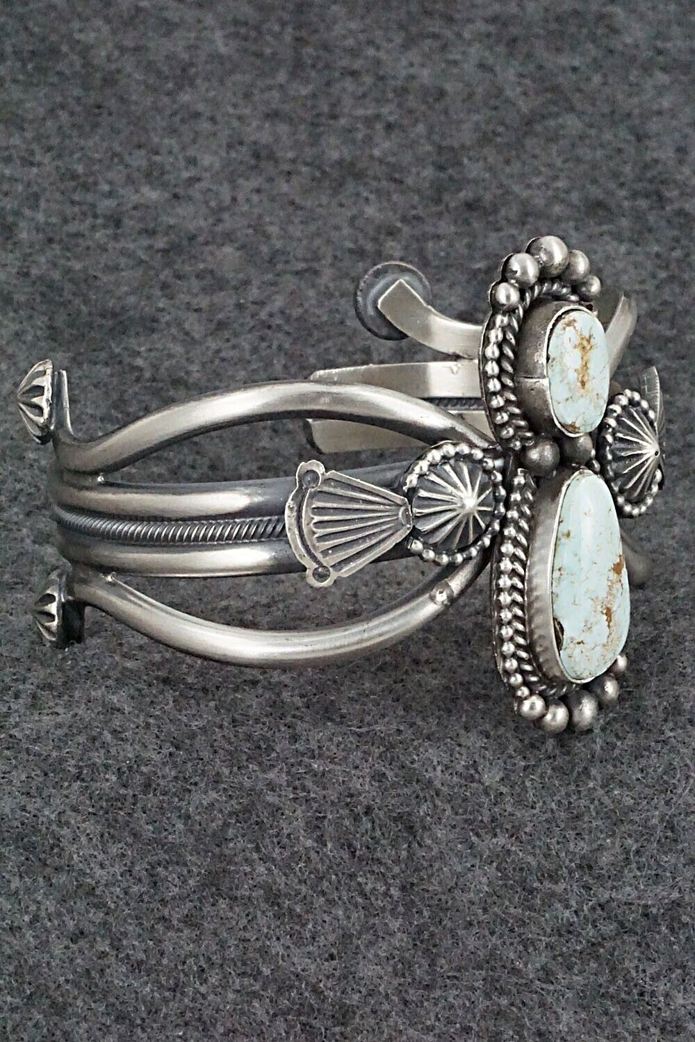 Turquoise & Sterling Silver Bracelet - Michael Calladitto
