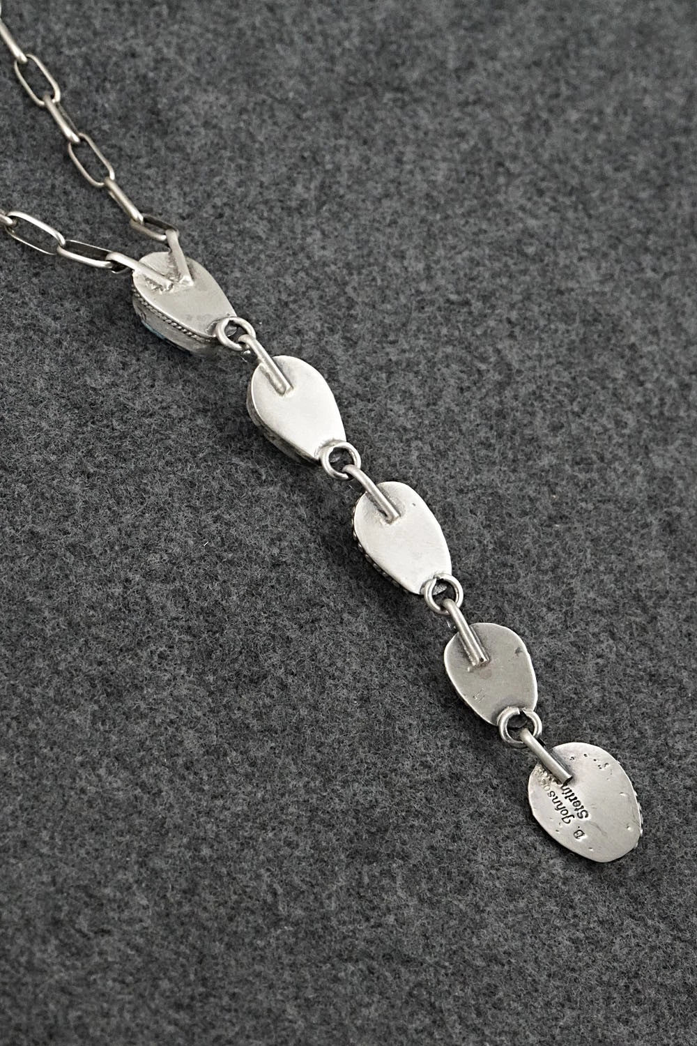 Turquoise & Sterling Silver Necklace - Bobby Johnson