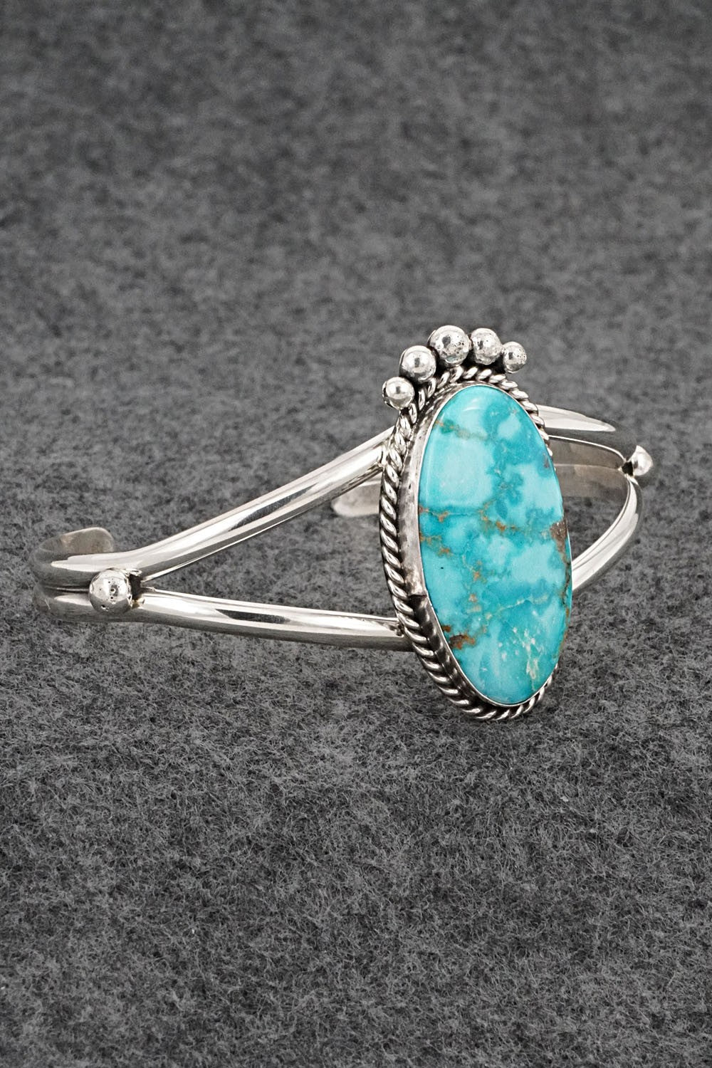 Turquoise & Sterling Silver Bracelet - Rena Begay