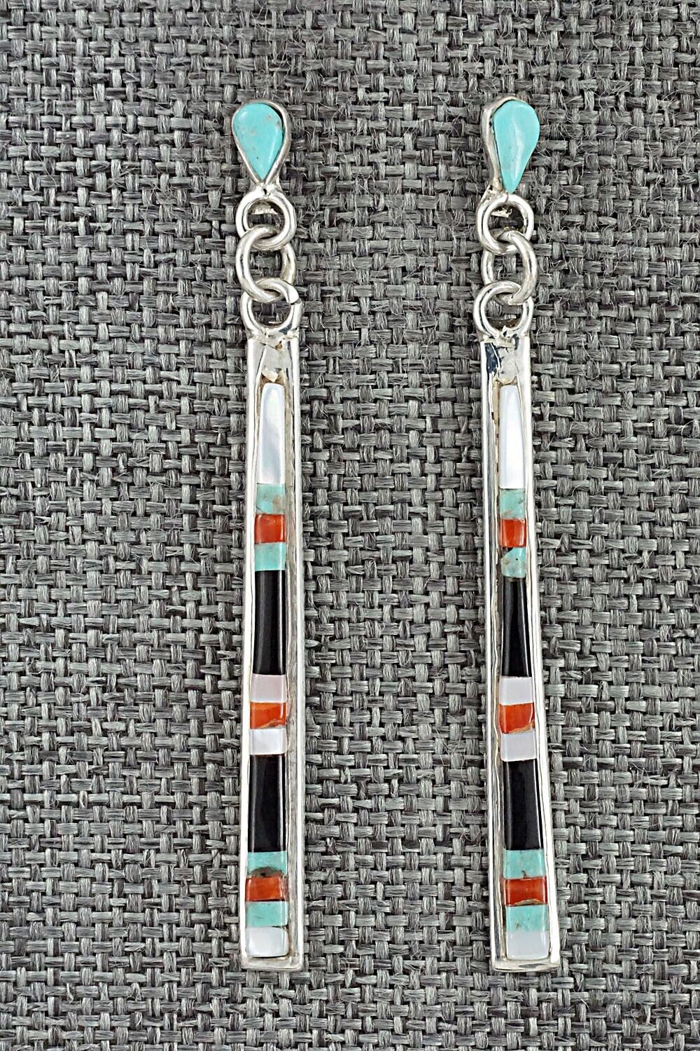 Multi-Stone & Sterling Silver Earrings - Jeanette Chavez