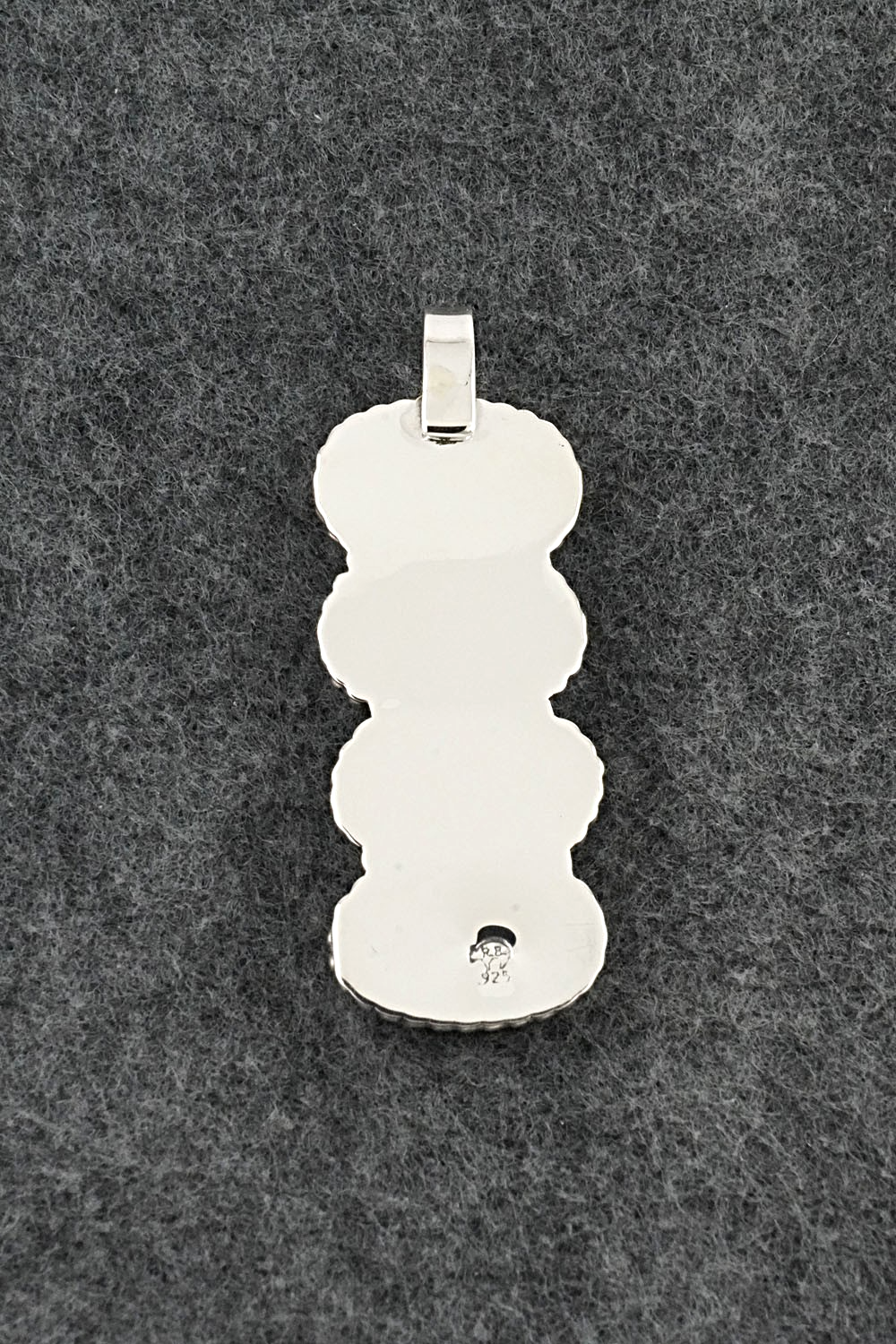Turquoise & Sterling Silver Pendant - Marie Bahe