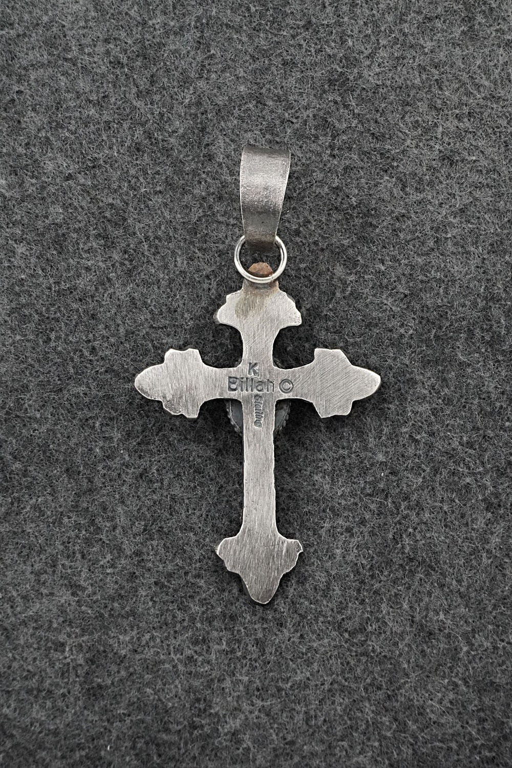 Turquoise & Sterling Silver Pendant - Kevin Billah