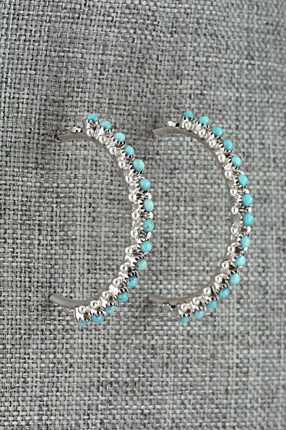 Turquoise & Sterling Silver Earrings - Stephen Haloo