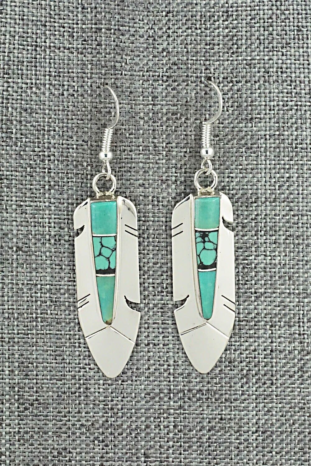 Turquoise & Sterling Silver Earrings - Marilyn Yazzie